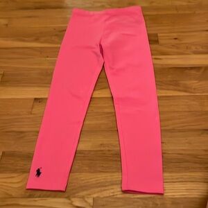 Pink polo Ralph Lauren Leggings small 7 NWT